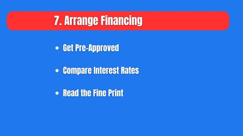 Arrange Financing