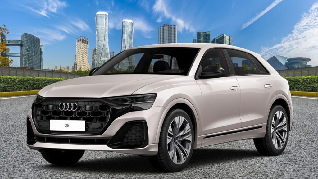 Audi Q8 – The Sporty Orange SUV