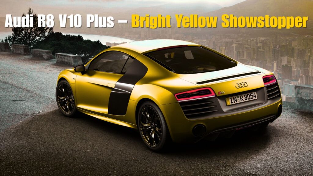 Audi R8 V10 Plus – Bright Yellow Showstopper