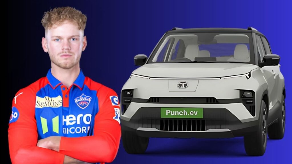 Jake Fraser-McGurk won a Tata Punch EV